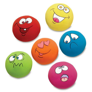 Gummi Hund Ball  Spielzeug Mit Lustigem Gesicht